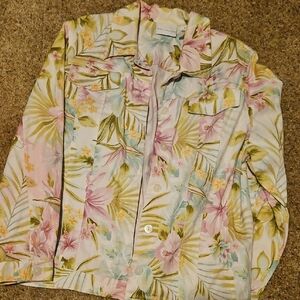 Alfred Dunner Pastel Floral Jacket
